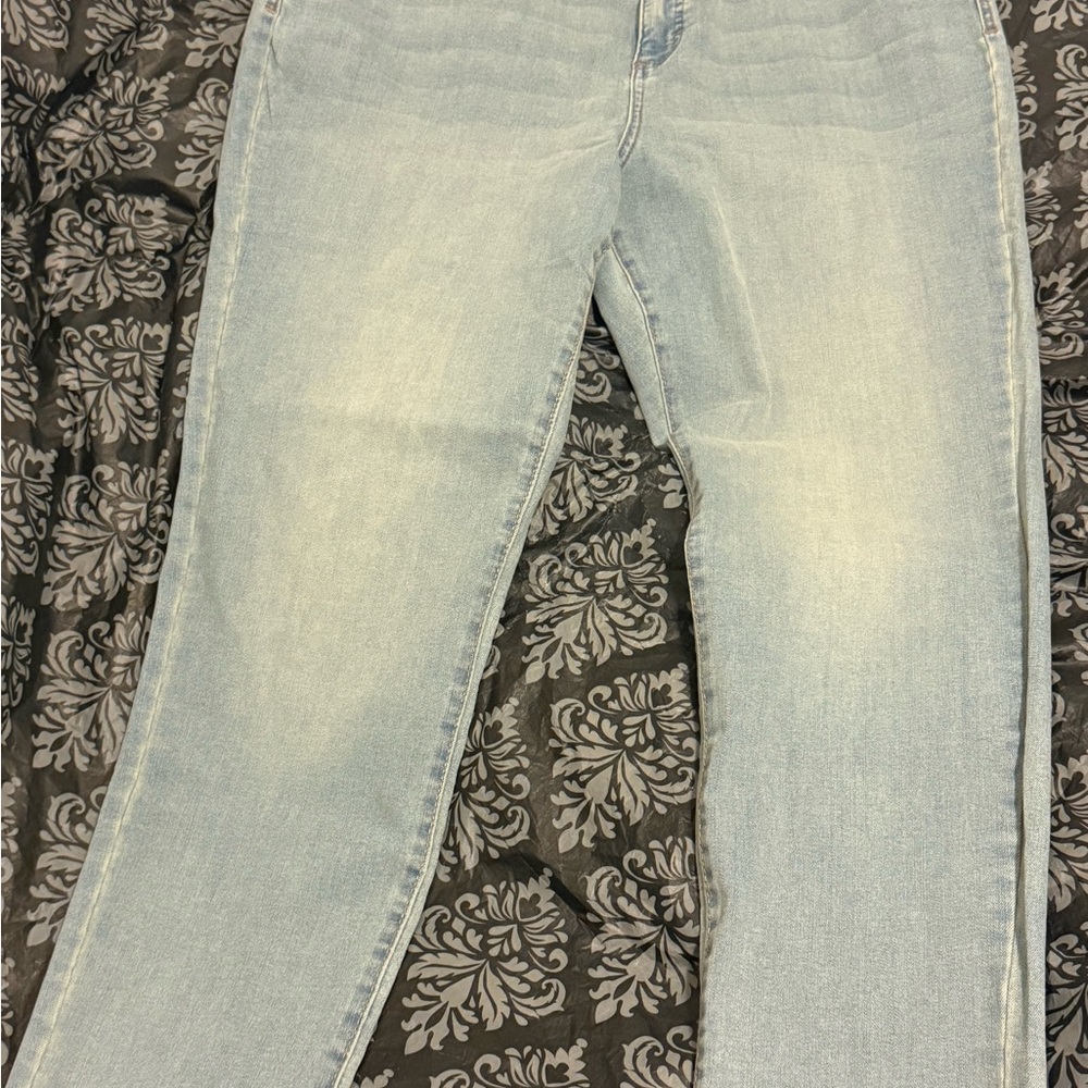 Style and Co Plus Jeans Womens sizes 18-22W Blue Straight Leg  High Rise